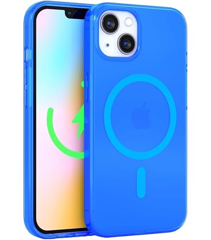 Amazon.com: FELONY CASE for iPhone 15 Pro - Neon Blue Crystal